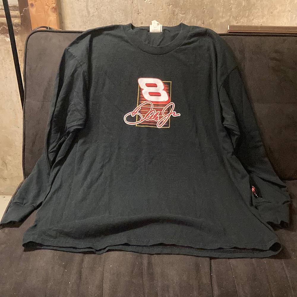Vintage Chase Authentics Dale Earnhardt Jr. 8 Budweiser Long Sleeve T-Shirt XL